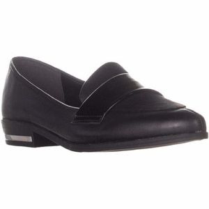 Bar III Black Pointed Toe Loafers
